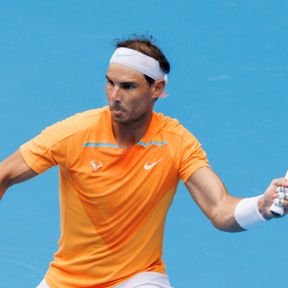 Rafael Nadal face à Jack Draper lors du tournoi de l'Open d'Australie à Melbourne, le 15 janvier 2023. © Sydney Low/CSM via Zuma Press/Bestimage