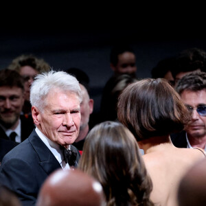 Mais le comédien de 80 ans n'a aucun problème avec le sablier qui coule.
Harrison Ford reçoit une palme d'or d'honneur lors du 76ème Festival International du Film de Cannes, au Palais des Festivals à Cannes. Le 18 mai 2023 © Borde-Jacovides-Moreau / Bestimage