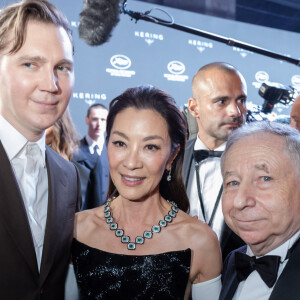 Semi-Exclusif - Paul Dano, Michelle Yeoh et Jean Todt - Soirée "Kering Women in Motion Award" lors du 76ème Festival International du Film de Cannes. Le 21 mai 2023 © Olivier Borde / Bestimage 