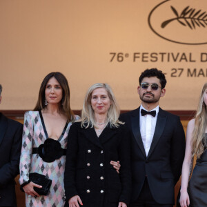Mia Wasikowska, Mathieu Demy, Elsa Zylberstein, Jessica Hausner, Amir El-Masry, Florence Barker, Gwen Currant, guest, Geraldine Bajard - Montée des marches du film " Club Zéro " lors du 76ème Festival International du Film de Cannes, au Palais des Festivals à Cannes. Le 22 mai 2023 © Olivier Borde / Bestimage