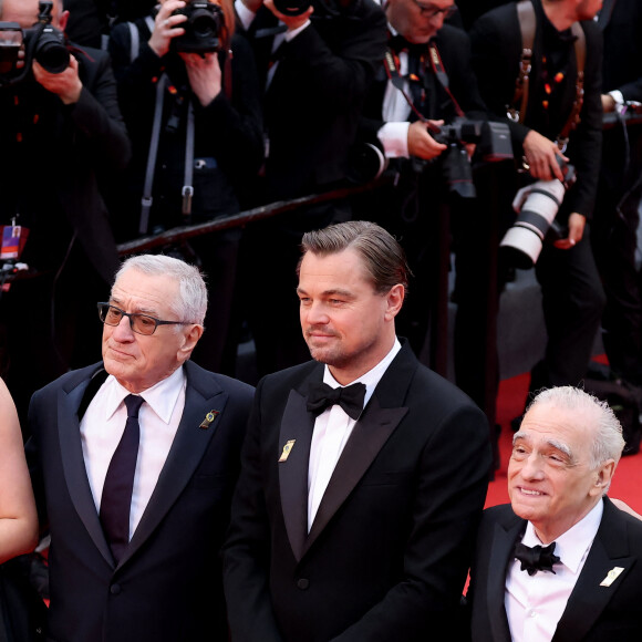 Robert de Niro, Leonardo DiCaprio, Martin Scorsese - Montée des marches du film " Killers of the flower moon " lors du 76ème Festival International du Film de Cannes, au Palais des Festivals à Cannes. Le 20 mai 2023 © Jacovides-Moreau / Bestimage 