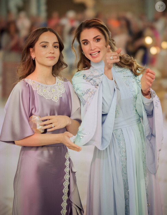 Dîner de pré-mariage du prince Hussein de Jordanie et de Rajwa al Saif, au palais royal à Amman (Jordanie), le 22 mai 2023. Le mariage du fils aîné du roi Abdallah II et de la reine Rania de Jordanie avec Rajwa al Saif, sera célébré le 1er juin 2023. 