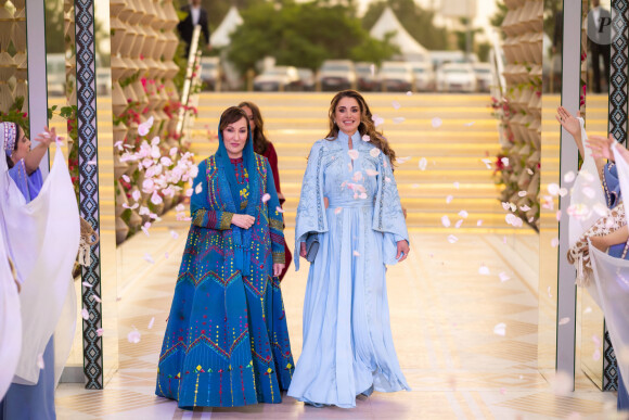Dîner de pré-mariage du prince Hussein de Jordanie et de Rajwa al Saif, au palais royal à Amman (Jordanie), le 22 mai 2023. Le mariage du fils aîné du roi Abdallah II et de la reine Rania de Jordanie avec Rajwa al Saif, sera célébré le 1er juin 2023. 