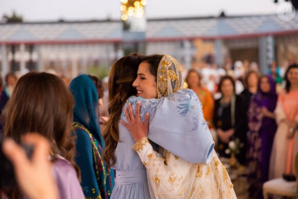 Dîner de pré-mariage du prince Hussein de Jordanie et de Rajwa al Saif, au palais royal à Amman (Jordanie), le 22 mai 2023. Le mariage du fils aîné du roi Abdallah II et de la reine Rania de Jordanie avec Rajwa al Saif, sera célébré le 1er juin 2023. 