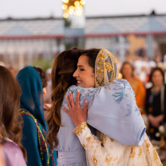 Dîner de pré-mariage du prince Hussein de Jordanie et de Rajwa al Saif, au palais royal à Amman (Jordanie), le 22 mai 2023. Le mariage du fils aîné du roi Abdallah II et de la reine Rania de Jordanie avec Rajwa al Saif, sera célébré le 1er juin 2023. 