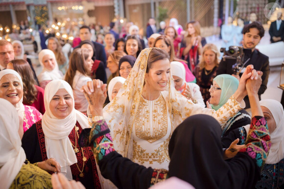 Dîner de pré-mariage du prince Hussein de Jordanie et de Rajwa al Saif, au palais royal à Amman (Jordanie), le 22 mai 2023. Le mariage du fils aîné du roi Abdallah II et de la reine Rania de Jordanie avec Rajwa al Saif, sera célébré le 1er juin 2023. 