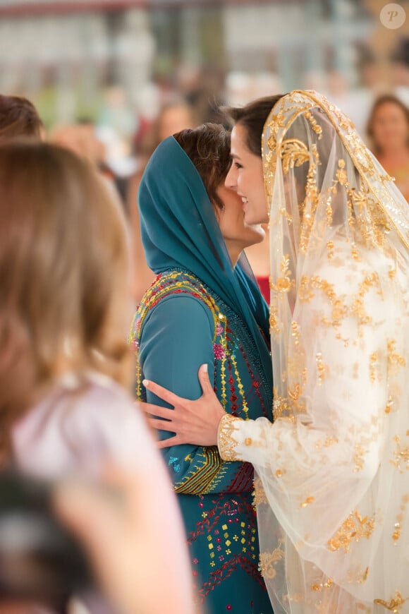 Dîner de pré-mariage du prince Hussein de Jordanie et de Rajwa al Saif, au palais royal à Amman (Jordanie), le 22 mai 2023. Le mariage du fils aîné du roi Abdallah II et de la reine Rania de Jordanie avec Rajwa al Saif, sera célébré le 1er juin 2023. 