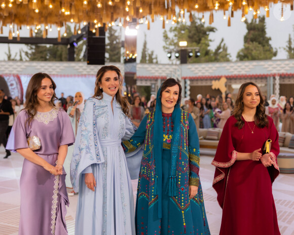 Dîner de pré-mariage du prince Hussein de Jordanie et de Rajwa al Saif, au palais royal à Amman (Jordanie), le 22 mai 2023. Le mariage du fils aîné du roi Abdallah II et de la reine Rania de Jordanie avec Rajwa al Saif, sera célébré le 1er juin 2023. 