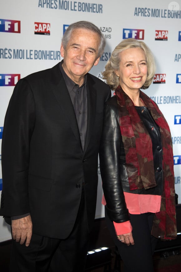Qu'en pensez-vous ? 
Alain Doutey et sa femme Arielle Sémenoff - Avant-Première du film "Après moi, le Bonheur" au Cinéma Gaumont Marignan à Paris le 24 février 2016.