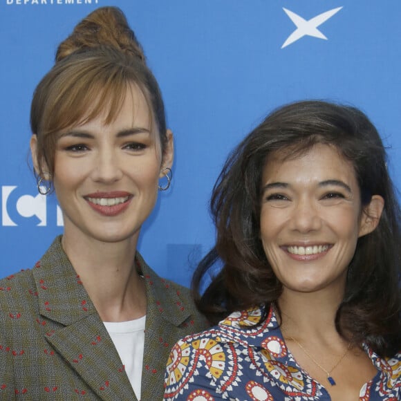 No web - Louise Bourgoin , Mélanie Doutey du film "L'Enfant rêvé" - Photocall - Festival du film Francophone d'Angoulême 2020 le 30 Août 2020. © Christophe Aubert via Bestimage 