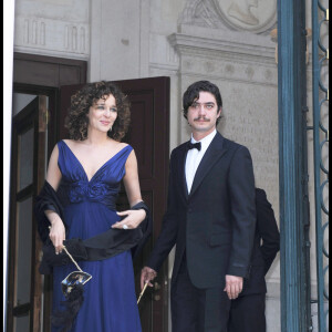 Valeria Golino et Riccardo Scamarico au mariage de Salma Hayek et François Henri Pinault
