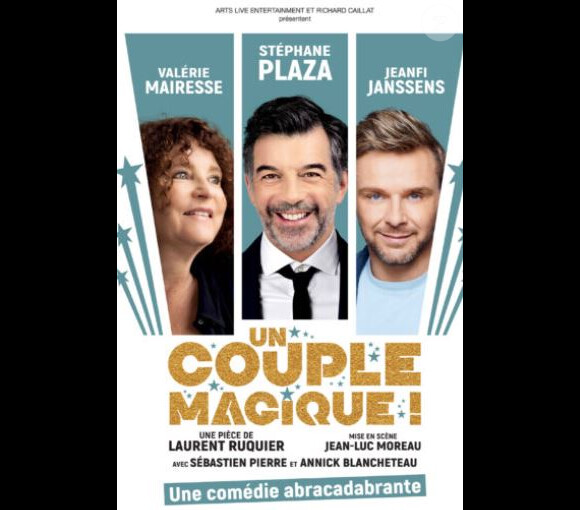 Affiche de la pièce "Un couple magique"