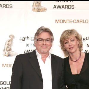 Elle l'a néanmoins toujours été...
Christian Rauth et Cécile Auclert - Cérémonie des Nymphes d'or dans le cadre du 48ème Festival de télévision de Monte Carlo, en juin 2008.