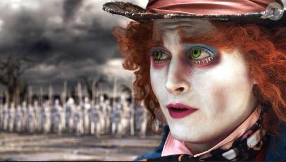 Johnny Depp dans Alice au pays des merveilles