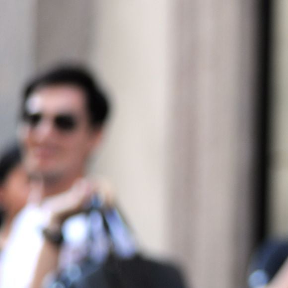 Tina Turner et son mari Erwin Bach sortent d'une boutique Armani à Milan, le 6 juin 2016. 