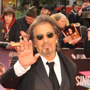 Al Pacino - Les célébrités assistent à la première du film "The Irishman" lors du gala de clôture du festival du film BFI à Londres. Le 13 octobre 2019. 
