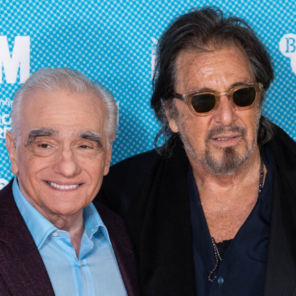 Martin Scorsese - Al Pacino - Les célébrités lors de la première du film 'The Irishman' au BFI Southbank lors de la 63ème édition du BFI London Film Festival, le 13 octobre 2019.