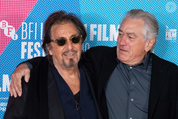 Al Pacino - Robert De Niro - Les célébrités lors de la première du film 'The Irishman' au BFI Southbank lors de la 63ème édition du BFI London Film Festival, le 13 octobre 2019.