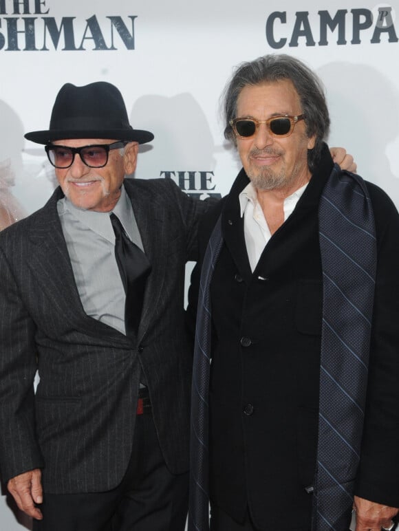 Joe Pesci et Al Pacino à la première de The Irishman lors du 57ème Festival du Film de New York, le 27 septembre 2019 