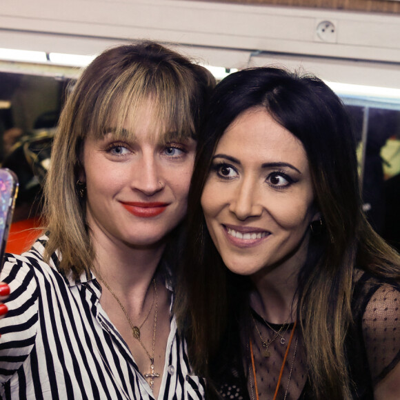 Exclusif - Dvie, Fabienne Carat - Enregistrement de l'émission "Jacky aux platines" au théâtre Clavel à Paris, présentée par J.Jakubowicz et diffusée le 27 mai sur 20 Minutes TV © Christophe Clovis / Bestimage 