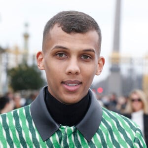 Stromae Défilé de mode prêt-à-porter Automne Hiver 2015, 2016. Valentino dans les jardins des Tuileries à Paris.