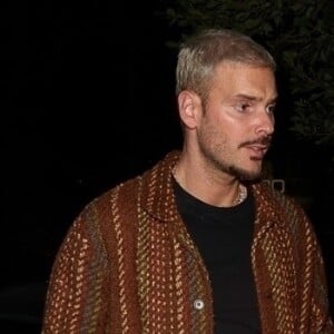 Exclusif - Christina Milian et son mari M. Pokora (Matt Pokora) à la sortie du restaurant Catch Steak House à West Hollywood, Los Angeles, Californie, Etats-Unis, le 6 janvier 2023.