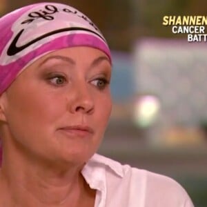 Shannen Doherty se bat contre la maladie depuis près de dix ans.
Shannen Doherty, victime du cancer, en interview pour "Entertainment Tonight"