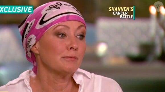 Shannen Doherty se bat contre la maladie depuis près de dix ans.
Shannen Doherty, victime du cancer, en interview pour "Entertainment Tonight"