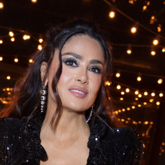 C'est dans un ranch secret situé dans l'Etat de Washigton que l'actrice compte se ressoucer 
Salma Hayek - Soirée "Kering Women in Motion Award" lors du 76ème Festival International du Film de Cannes. Le 21 mai 2023 © Olivier Borde / Bestimage 