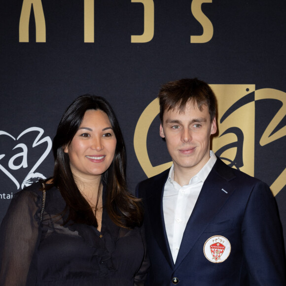 Louis Ducruet et sa femme Marie (enceinte) - Photocall de la 3ème édition de la Fight Aids Cup à l'occasion du 45ème festival international du cirque de Monte-Carlo à l'hôtel Fairmont à Monaco le 23 janvier 2023. © Olivier Huitel/Pool/Bestimage 