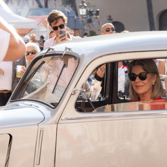 La princesse Caroline de Hanovre - "Le rocher en fête" la principauté de Monaco fête le centenaire du prince Rainier III à Monaco, le 31 mai 2023. © Olivier Huitel/Pool Monaco/Bestimage