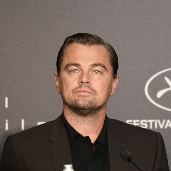 Leonardo Dicaprio à la conférence de presse du film Killers Of The Flower Moon" lors du 76ème Festival International du Film de Cannes le 21 mai 2023. © Pool / Bestimage 