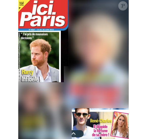Couverture du magazine Ici Paris, paru le 14 juin 2023.