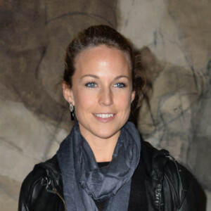 Aurélie Vaneck - Conférence de presse lors de la 24ème édition du Rallye Aïcha des Gazelles à l'UNESCO à Paris, le 4 février 2014.