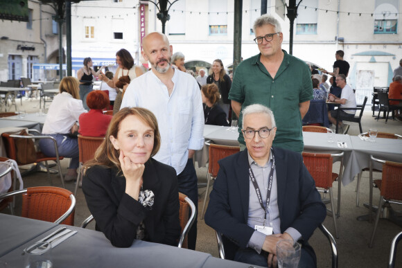 Un événement qui a récompensé les talents de demain.
Exclusif - Philippine Leroy-Beaulieu, Gilles Marchand, Aissa Djabri, Michel Leclerc - Valence Scénario, 26ème Festival international des scénaristes et compositeurs à Valence du 5 au 10 juin 2023. © Jack Tribeca / Bestimage