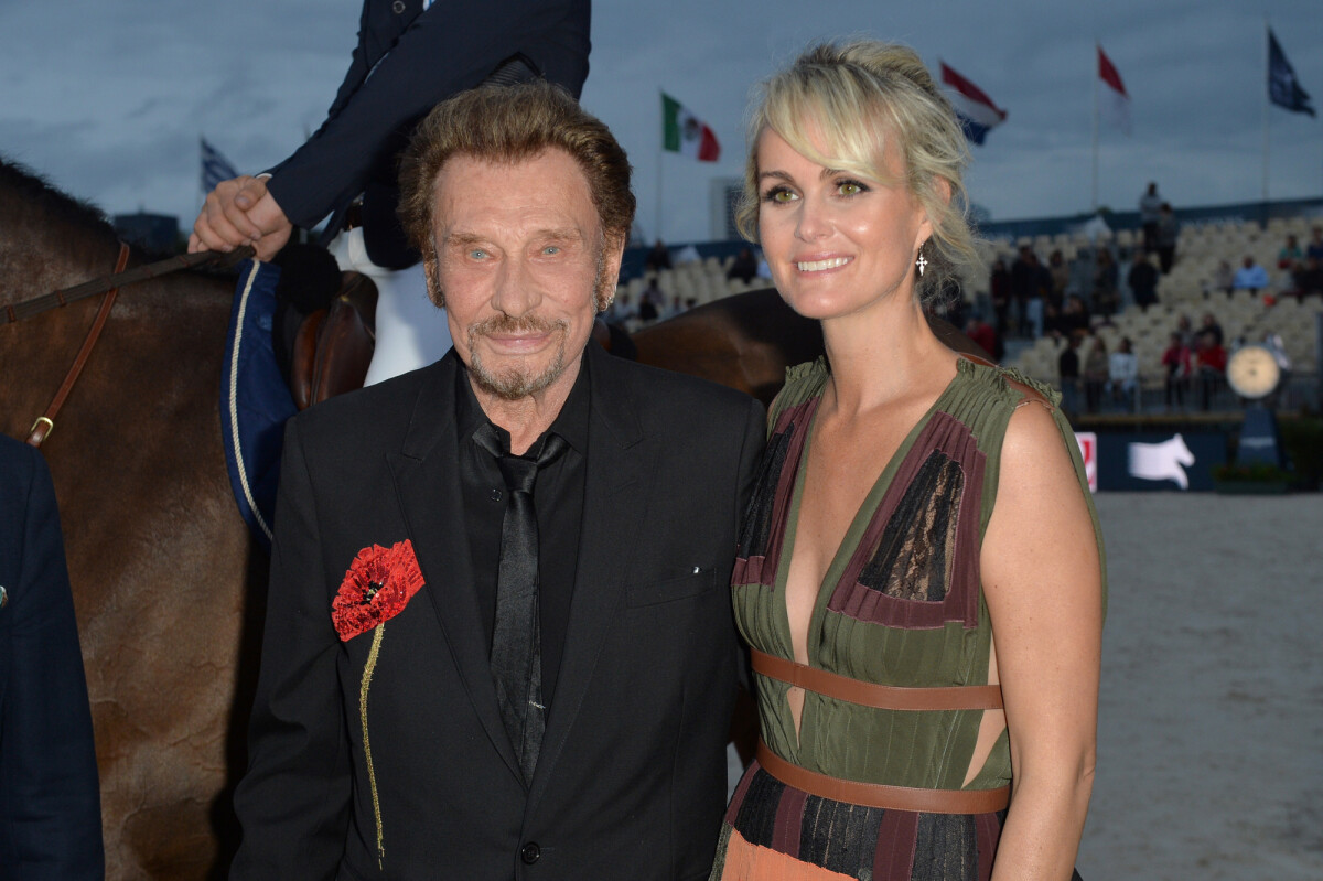 Photo Johnny Hallyday Et Sa Femme Laeticia Hallyday Remise Du Prix Eiffel Avec Johnny Et