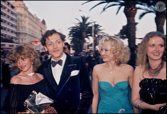 Patrick Dewaere, sa compagne et Katia Tchenko - Festival de Cannes pour le film "La Chambre de l'évêque en 1977