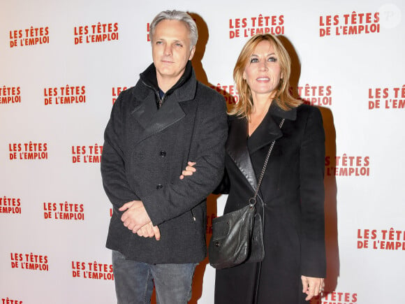 Mathieu Petit et sa compagne Mathilde Seigner - Avant-première du film "Les tÍtes de l'emploi" au complexe cinématographique parisien Gaumont-Opéra à Paris, France, le 14 novembre 2016. © Pierre Perusseau/Bestimage