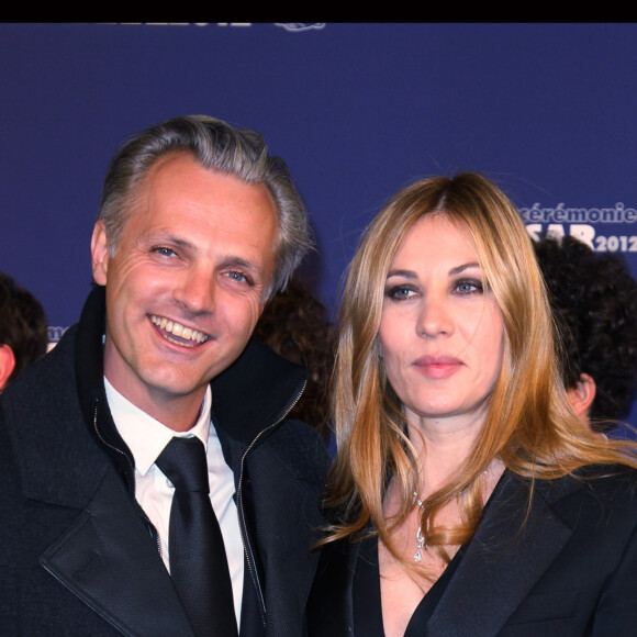 Mathilde Seigner et Mathieu Petit aux César en 2012