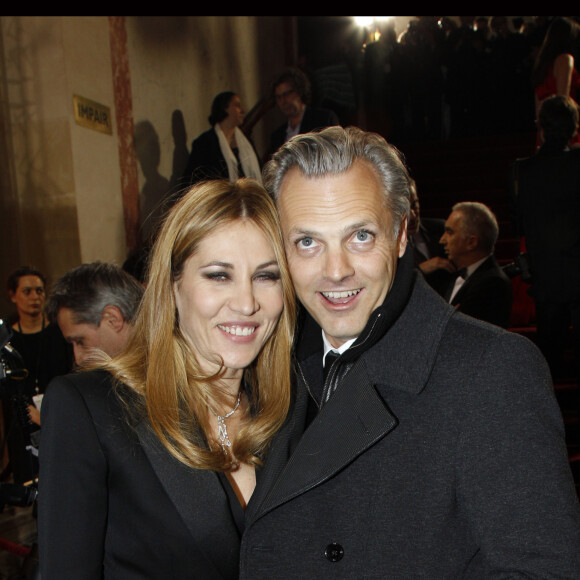 Mathilde Seigner et Mathieu Petit en 2012 aux César