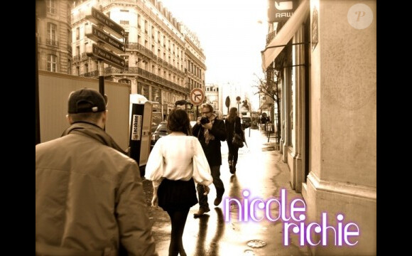 Nicole Richie durant son séjour à Paris...