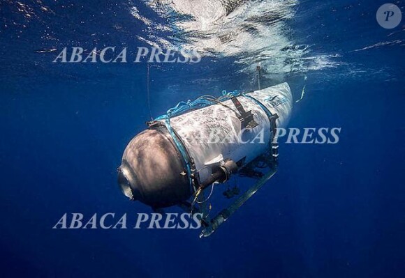 Undated handout photo shows Titan, the submersible that vanished on expedition to the Titanic wreckage. A massive search and rescue operation is under way in the mid Atlantic after a tourist submarine went missing during a dive to Titanic's wreck on Sunday. Contact with the small sub was lost about an hour and 45 minutes into its dive, the US Coast Guard said. Tour firm OceanGate said all options were being explored to rescue the five people onboard. Tickets cost $ 250,000 for an eight-day trip including dives to the wreck at a depth of 3,800m (12,500ft). Photo via ABACAPRESS.COM 