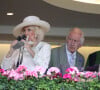 Passionnée de courses hippiques, la femme du roi Charles III s'est régalée en loge royale. 
Le roi Charles III d'Angleterre et Camilla Parker Bowles, reine consort d'Angleterre lors du premier jour de la course hippique Royal Ascot 2023, à Ascot, Royaume Uni, le 20 juin 2023.