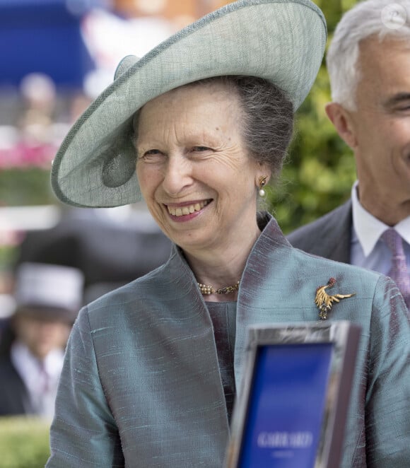 La princesse Anne lors du premier jour de la course hippique Royal Ascot 2023, à Ascot, Royaume Uni, le 20 juin 2023.
