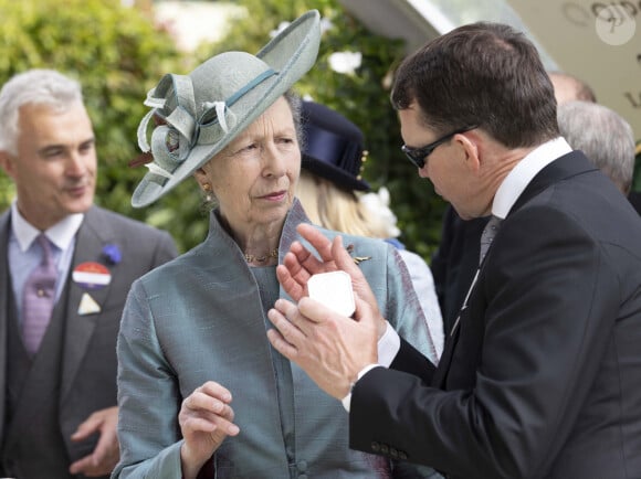 La princesse Anne lors du premier jour de la course hippique Royal Ascot 2023, à Ascot, Royaume Uni, le 20 juin 2023.