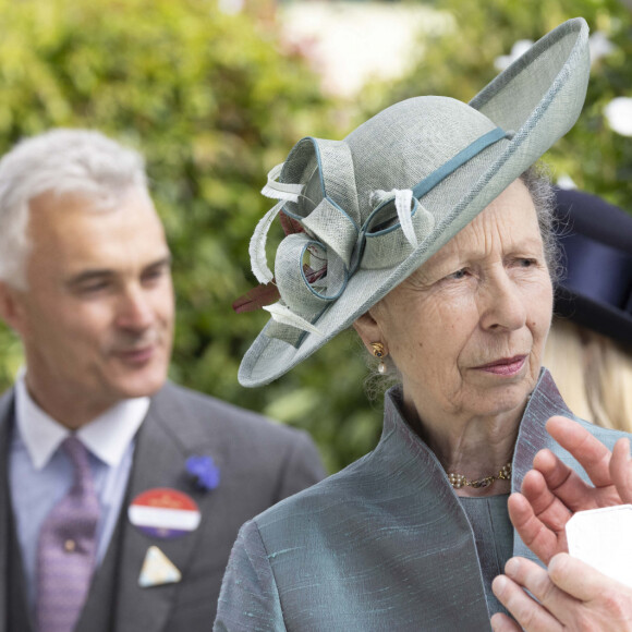 La princesse Anne lors du premier jour de la course hippique Royal Ascot 2023, à Ascot, Royaume Uni, le 20 juin 2023.