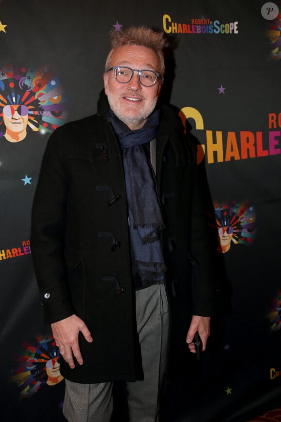 Exclusif - Laurent Ruquier - Célébrités au Concert de Robert Charlebois, " Robert en CharleboisScope " au Grand Rex à Paris France, le 2 Avril 2023. © Bertrand Rindoff / Bestimage 