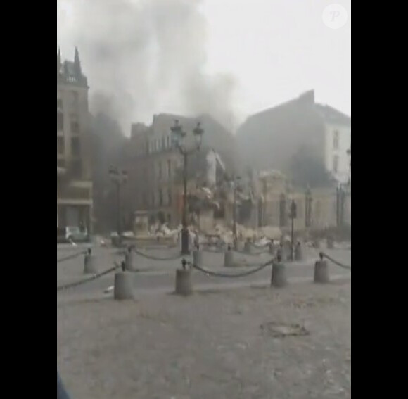 C'est une école américaine de design qui aurait explosé. @ BFMTV