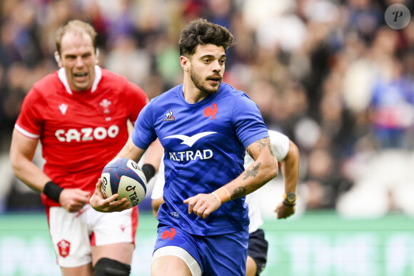 Romain Ntamack (Fra) - Tournoi des VI Nations "France - Pays de Galles (41-28)" au Stade de France à Saint-Denis, le 18 mars 2023.