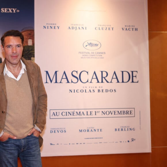 Il a été placé en garde à vue cette semaine avant qu'elle ne soit levée.
Nicolas Bedos lors de la présentation du film "Mascarade" au cinéma UGC Ciné Cité de Bordeaux, le 21 octobre 2022. © Jean-Marc Lhomer/Bestimage 